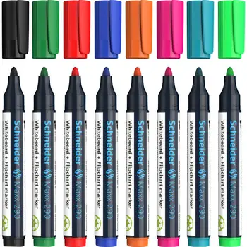 8-צבע שניידר ניתן למחיקה לוח עט עם דיו על בסיס מים, קיבולת גדולה צבע שבץ, רעיל המשרד כנסים עט