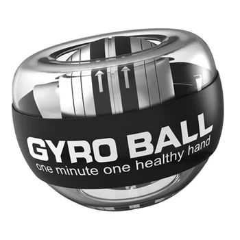 MKAS ג 'יירו כדור עם נרתיק זרוע התרגילים Gyroball את פרק כף היד מאמן אימון 5 Led כושר זרוע הכוח היד כדור ג' יירו