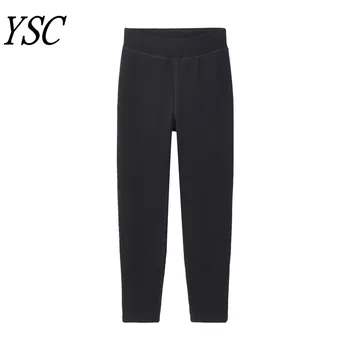 YSC 2023 חורף סגנון חדש נשים של סריגה קשמיר צמר חמים מכנסיים סרוגים זמן ג ' ונס ספנדקס באיכות גבוהה חותלות