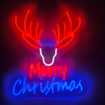 אייל מולד אור ניאון מותאם אישית LED שלטי ניאון אורות החג על קיר עיצוב חדר חג המולד שנה החדשה מתנת יום
