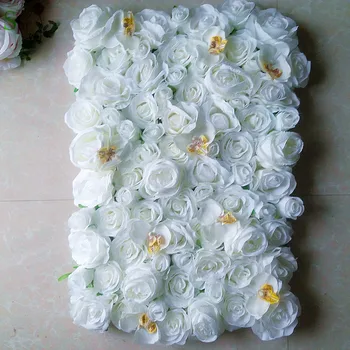 איכות גבוהה יותר SPR רוז אדמונית, פרח קיר חתונה מסיבה אירועים רקע שולחן רץ פרחים מלאכותיים