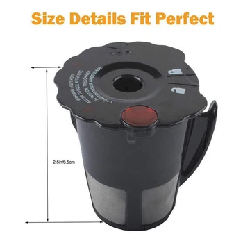 ליהנות מנקה כוס 2PCS קפה פילטר תואם עם K2 0 להיפרד קפה טחון שאריות וליהנות חלקה Sip
