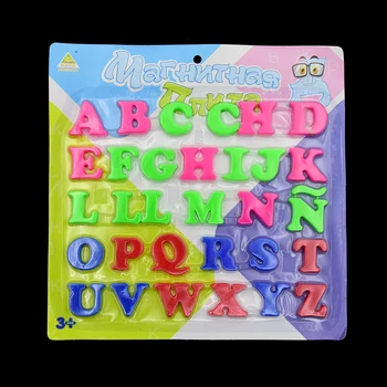 מגנטי ספרדית אלפבית אותיות ABC 29 רישיות ללמוד את המילים מגנטים על מקרר מקרר חינוכי מגנטים צעצועים להגדיר