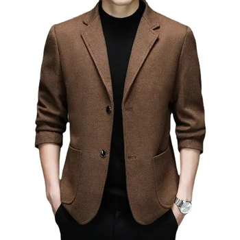 2023 הגברים ז 'קט קליל בלייזר גברים רשמית' קט פופולרי עיצוב גברים שמלת חליפת מעילים עסקים Mens מעיל גודל פלוס S-4XL