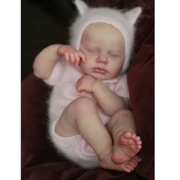 20inch מחדש בובה ישנה לולו התינוק הנולד גודל 3D צבוע עור עם נראים לעין ורידים Muñecas Bebes מחדש בובות צעצועים עבור בנות