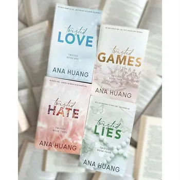 4 ספרים של מדע בדיוני ספרים באנגלית אהבה מעוות/משחקים/ שונא/שקרים מעשיות עבור בני נוער לקרוא ספרים.