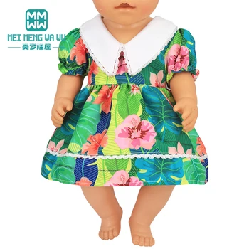 43cm צעצוע חדש נולד בובה אמריקן אופנה בובה בובה צווארון השמלה