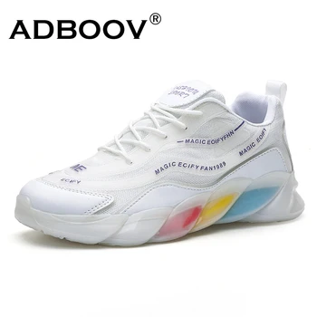 ADBOOV Mens אופנה נעלי ספורט צבעוניות הבלעדי אופנתי ספורט נעלי הגעה חדשה זולים