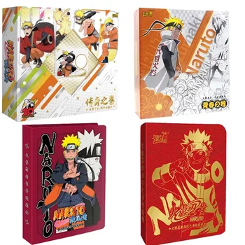 KAYOU נארוטו אוסף כרטיסי אנימה היקפי מסיבת משחקי קלפי משחק קופסא מתנה אוסף ילדים מתנה תחביב קופסאות נייר