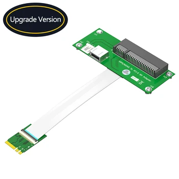NGFF M. 2 מפתח/E כדי PCI Express X8 + USB2.0 כרטיס Riser 4Pin כוח עם מהירות גבוהה FPC כבל מגנטי משטח אופקי ההתקנה
