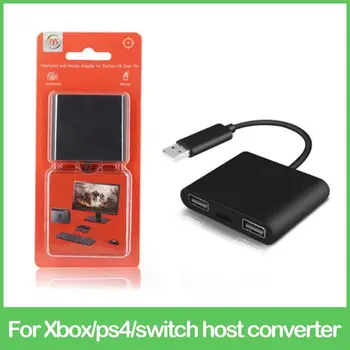 PS4 עבור PS3 Xbox משחקים עבור נינטנדו להחליף בקר משחק מקלדת מתאם USB לחיבור העכבר ממיר