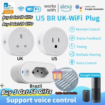 Smart WiFi שקע EWelink בריטניה/ארה 