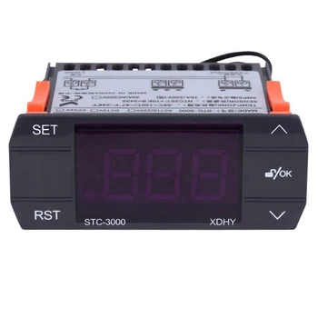 STC-3000 110V-220V 30A לחץ דיגיטלי בקר טמפרטורה תרמוסטט עם חיישן שליטה הכלי