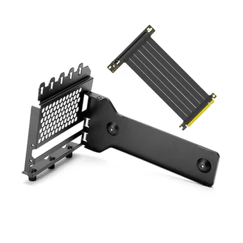 V-GPUKT 3.0 לעמוד אנכי 180 ל-90 מעלות כרטיס גרפי אנכי תושבת PCI-E 3.0X16 כבל להגדיר עבור RTX3060 2080 2060