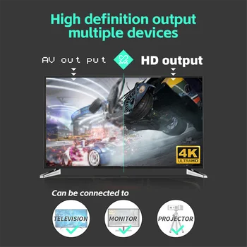 Y2 מתאים 2.4 G Wireless בקר משחק רטרו משחק 4K קלאסי חישת תנועה קונסולת משחק וידאו משחק שנבנה בשנת 1000 משחקים