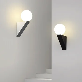 הנורדית המודרנית מעצב LED קיר גופי תאורה עבור הסלון, חדר השינה מקורה ליד המיטה מנורה ספה רקע קיר מנורות קיר Luminaire
