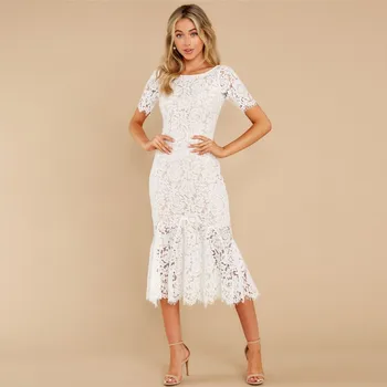 הקיץ מזדמנים בגדים עבור נשים אלגנטי שחור לבן צד שמלה סקסית מחשוף גב ארוך מידי נשף החתונה ערב שמלת תחרה Vestidos