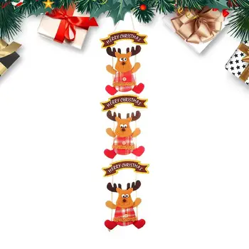 חג המולד הסולם עיצוב אוניברסלי קריקטורה חמודה הסולם עיצוב רב תכליתי גמיש עץ חג המולד סולמות אנימציה חג המולד