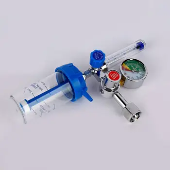 לחץ החמצן הפחתת שסתום וסת G5/8 מד זרימה בולם מצוף סוג Inhalator לחץ Gaug על Inhalator