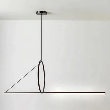 מודרני מינימליסטי Led ניתן לעמעום אורות תליון עבור שולחן חדר האוכל מטבח בר נברשת הבית עיצוב תאורה עיצוב ההשעיה