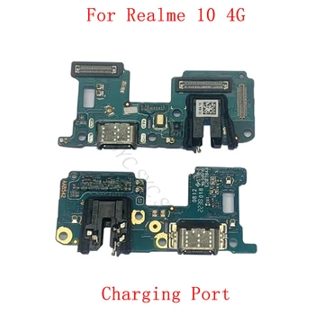 מקורי טעינת USB מחבר יציאת לוח להגמיש כבלים עבור Realme 10 4G יציאת טעינה תיקון חלקים