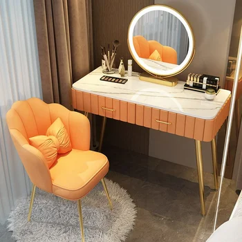 נורדי השידה מודרני מינימליסטי פשוט שולחן איפור קטן בדירה יהירות השולחן שידות עבור חדר השינה מראות איפור שולחנות