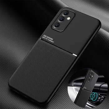 עבור Samsung Galaxy A54 5G במקרה רכב בעל לוחית מגנטית טלפון Case For Samsung A54 a54 54 5g סיליקון רך עור הכיסוי האחורי.
