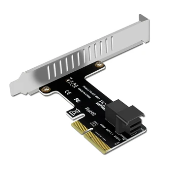 פלסטיק הרחבה Pcie כרטיס Riser U. 2 יציאת כרטיס Nvme SSD ממיר דיסק קשיח, כרטיס הרחבה עבור שולחן העבודה